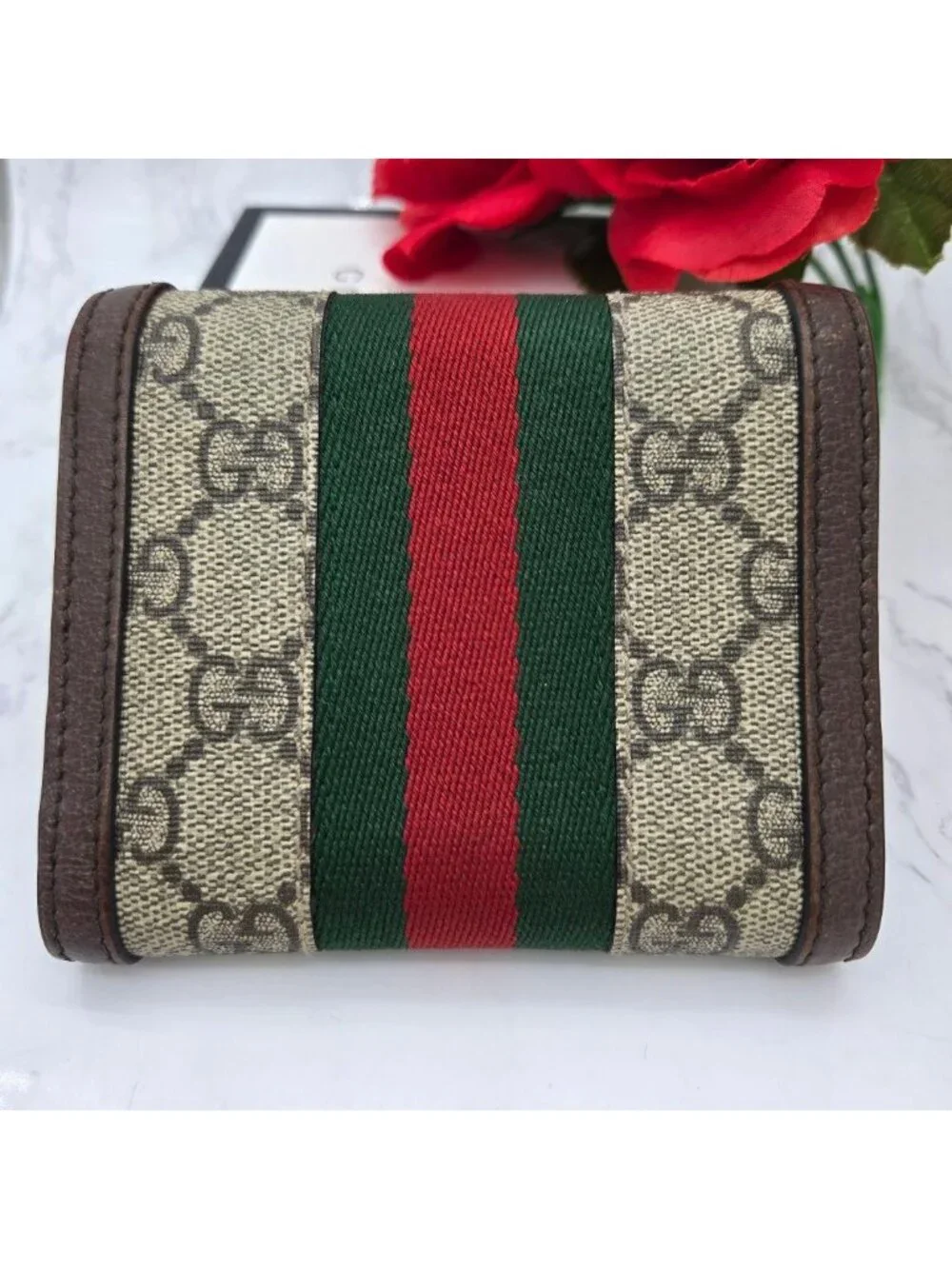 Gucci Fold Wallet Ophidia Sherry Line - Picture 2 of 15